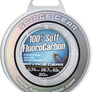 54847 Soft Fluoro Carbon 50m 017mm 4.6lbs 2.1kg scaled Savage Gear 100% Soft FluoroCarbon 20m