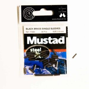 blackbrasssingle Mustad black brass single sleeves