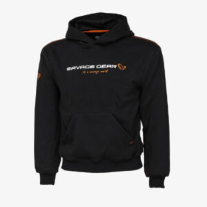 Savage Gear, Junior Logo Hoodie huppari, musta