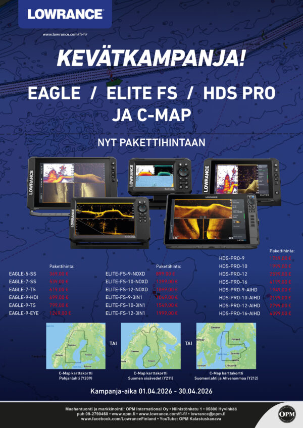 Lowrance kevätkampanja 2026 210x297mm Lowrance kevätkampanja 2026 210x297mm