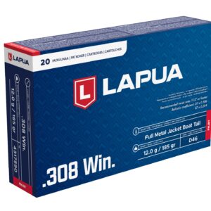 Lapua 308Win 12,0g/185gr D46 FMJBT 20kpl