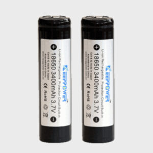 Keeppower akku 18650 3500mAh (2 kpl)