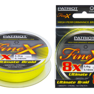 Patriot Finex Braid 8X kuitusiima väri: keltainen