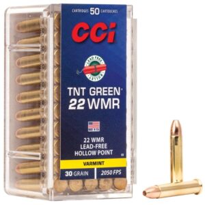 CCI .22 WMR TNT Green 1,94g 50kpl, Lyijyvapaa