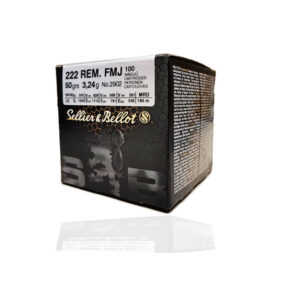 S&B .222 Rem FMJ 3,24g Bulk, 100kpl