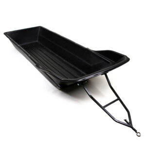 Haghus ahkio vetoaisalla ja lumisuojalla 230x80x35cm