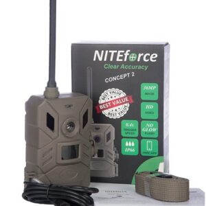 NITEforce Concept 2 36MP etäohjattava riistakamera kuvan & videon lähetyksellä