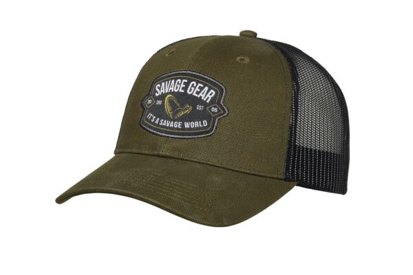 Savage Gear Badge Trucker Cap green